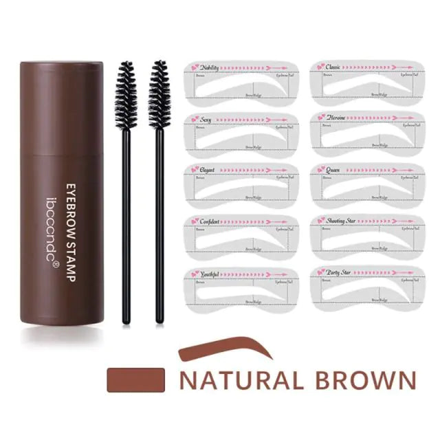 One Step Eyebrow stamp Makeup Kit