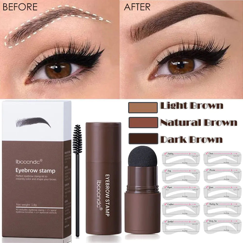 One Step Eyebrow stamp Makeup Kit